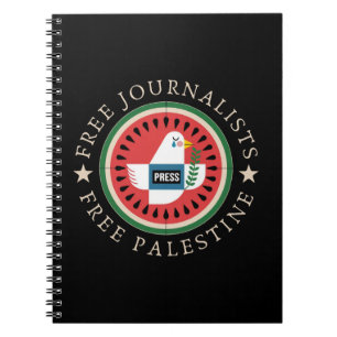 Caderno Espiral Jornalistas Livres Palestina Livre