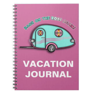 Caderno Espiral JORNEL Viagem RV Trailer Largura - NOTEBOOK