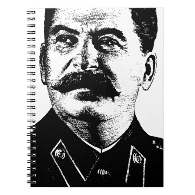 Caderno Espiral Josef-Wissarionowitsch-Stalin (Frente)