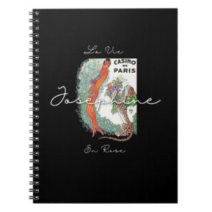 Caderno Espiral Josephine Elegância da Era do Jazz – Paris dos Ano