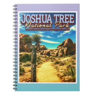 CADERNO ESPIRAL JOSHUA TREE NATIONAL PARK - CALIFÓRNIA EUA