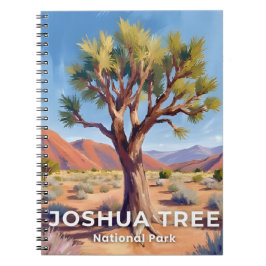 Caderno Espiral Joshua Tree National Park California Travel Art