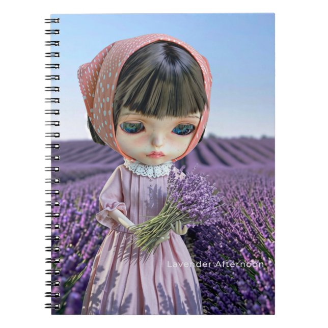 Caderno Espiral Journal ・Lavender Afternoon (Frente)