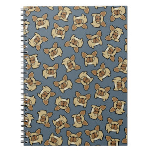 Caderno Espiral Jovem corça Frenchie