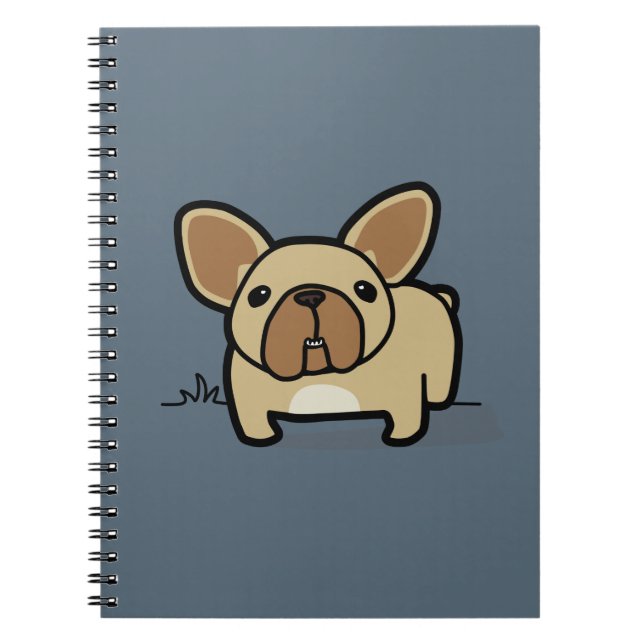Caderno Espiral Jovem corça Frenchie (Frente)