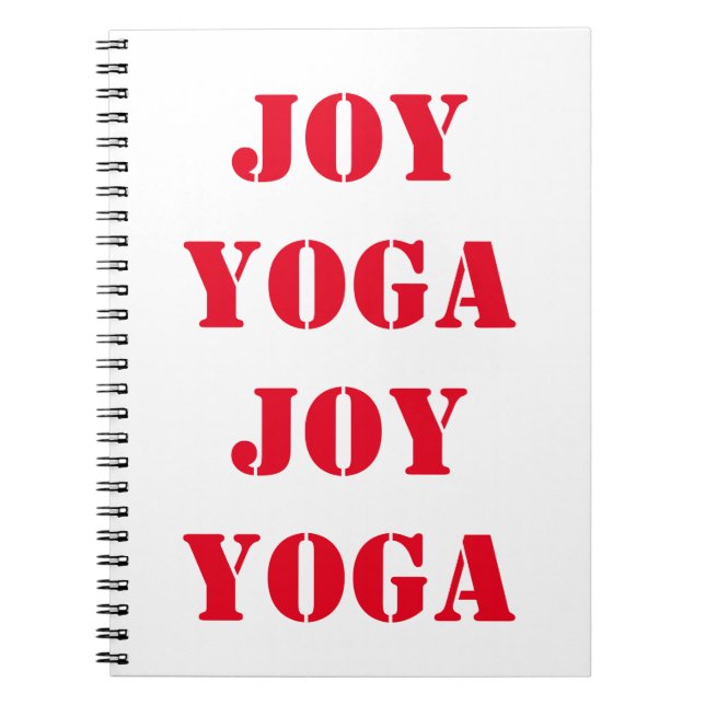 Caderno Espiral Joy Yoga Joy (Frente)