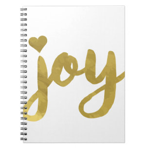 Caderno Espiral Joyful Eu tenho alegria Cheio de alegria da arte D