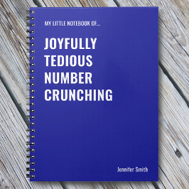Caderno Espiral Joyfull Tedich Numero Crunching