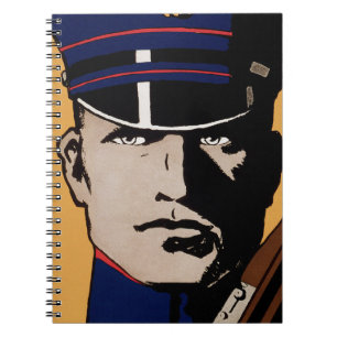 Caderno Espiral Junte-se me fuzileiros navais dos E.U. do ~