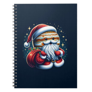 Caderno Espiral Júpiter Jolly Old St. Nick Papai Noel Astrologia