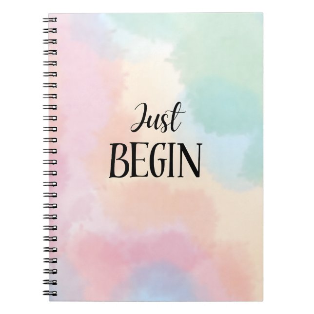 Caderno Espiral Just Begin (Frente)