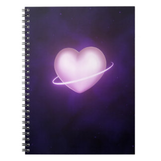 Caderno Espiral K-Pop Galaxy Heart