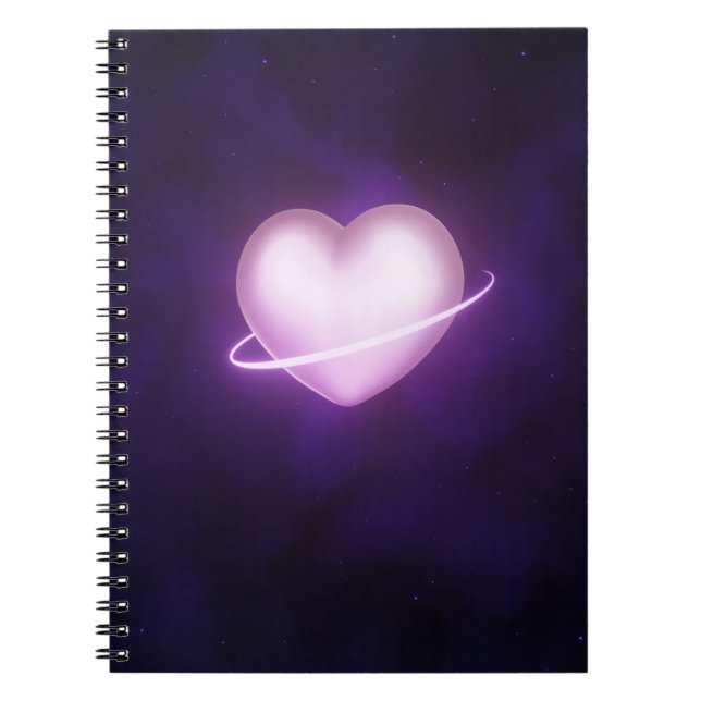 Caderno Espiral K-Pop Galaxy Heart (Frente)