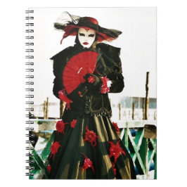 Caderno Espiral Kabuki Geisha Design