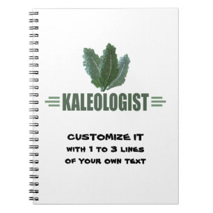 Caderno Espiral Kale Engraçado
