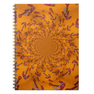 Caderno Espiral Kaleidoscope Anchor Impressão de Arte