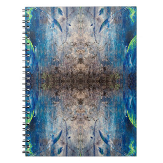 Caderno Espiral Kaleidoskopisch abstrakt bunt bohemien mandala