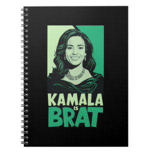 Caderno Espiral Kamala é engraçada sarcástica