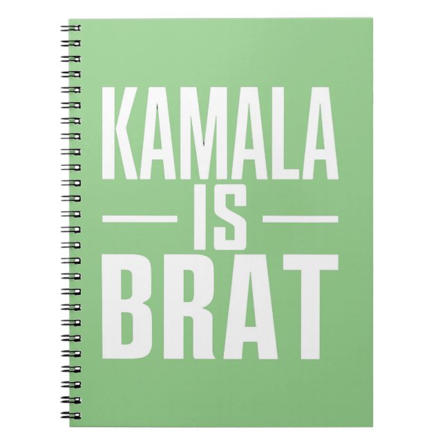 Caderno Espiral Kamala É Uma Criança Mimada (Frente)