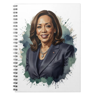 Caderno Espiral Kamala Harris
