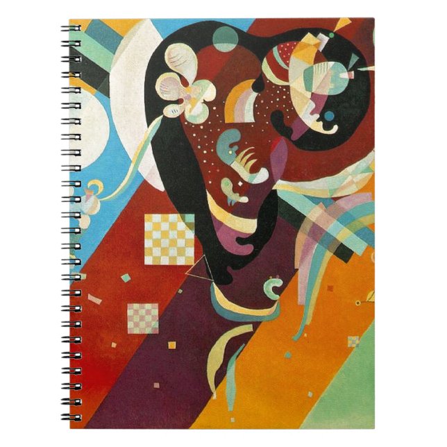 Caderno Espiral Kandinsky Abstrato Compositor IX (Frente)