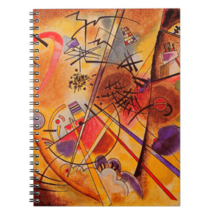 Caderno Espiral Kandinsky Abstrato Trabalho de arte