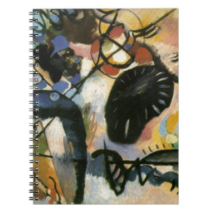 Caderno Espiral Kandinsky Black Spot Abstrato