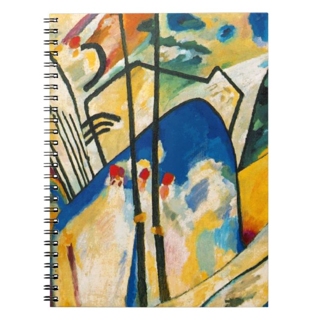 Caderno Espiral Kandinsky Composição IV (Frente)