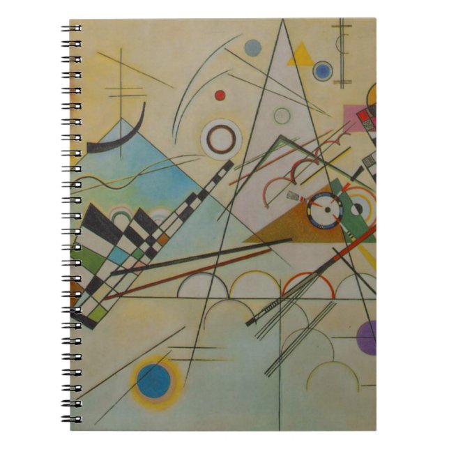Caderno Espiral Kandinsky Composição VIII (Frente)