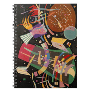 Caderno Espiral Kandinsky Composition X Abstrato Trabalho de arte