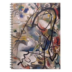 Caderno Espiral Kandinsky Modern Abstrato Colorful Trabalho de art