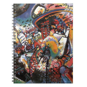Caderno Espiral Kandinsky Moscou I Cityscape Abstrato Painting