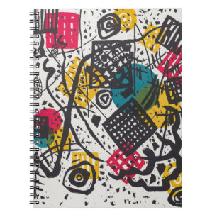 Caderno Espiral Kandinsky Small Worlds V Abstrato Classic