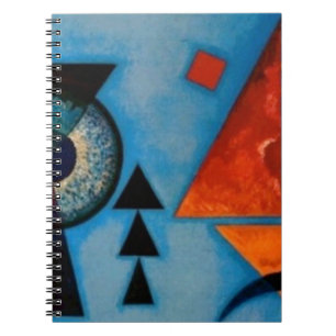 Caderno Espiral Kandinsky Soft Hard Abstrato