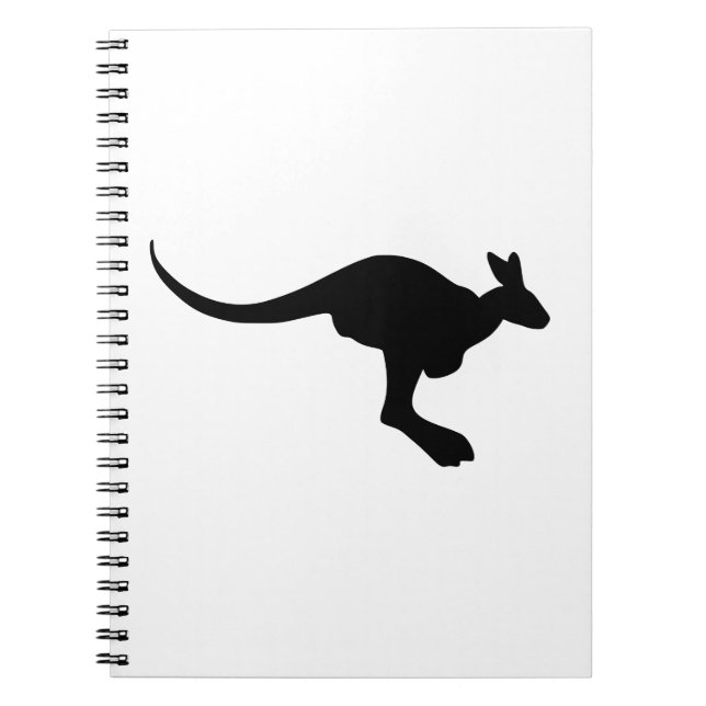 Caderno Espiral Kangaroo Silhouette (Frente)