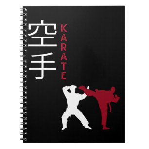 Caderno Espiral Karate Lutando Artes Marciais Japonesas