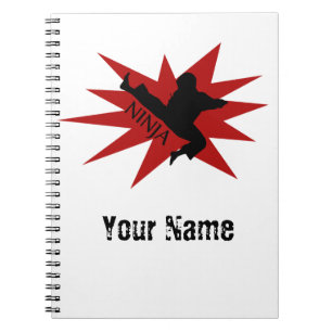 Caderno Espiral Karaté Ninja