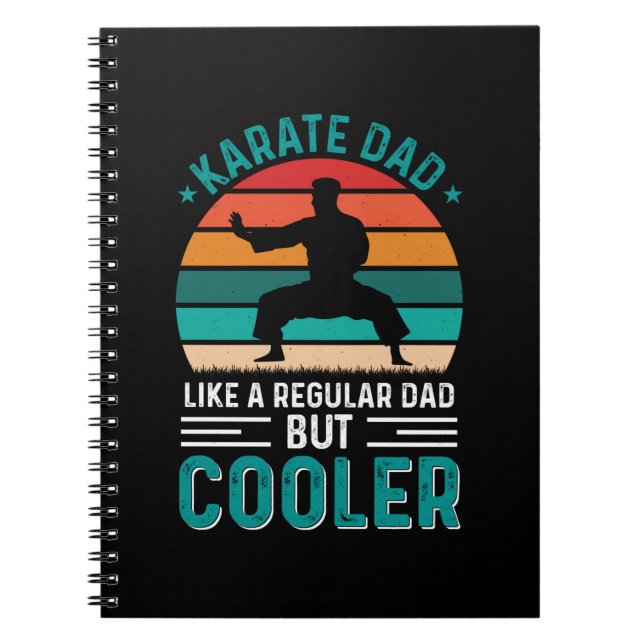 Caderno Espiral Karate Pai (Frente)