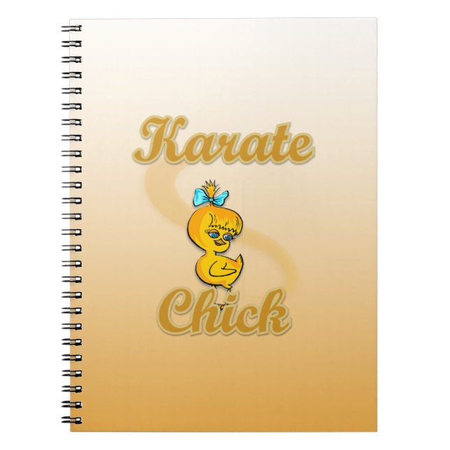 Caderno Espiral Karate Pintinho (Frente)