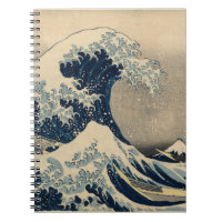 Katsushika Hokusai. A onda do Excelente de Kanagaw
