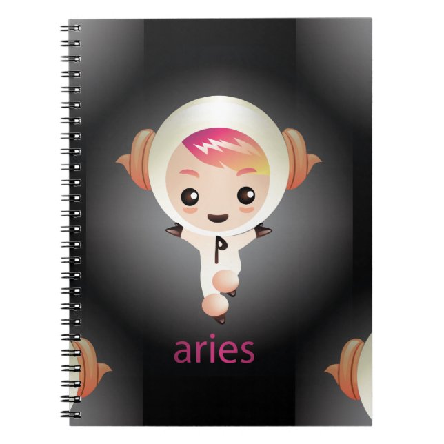 Caderno Espiral kawaii (Frente)