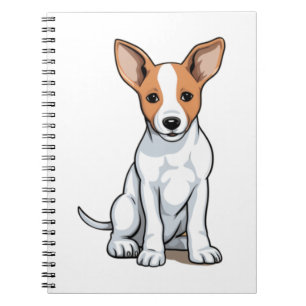 Caderno Espiral Kawaii Basenji Puppy