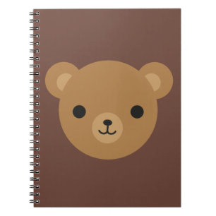 Caderno Espiral Kawaii Teddy Bear