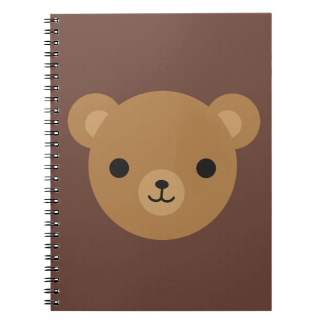 Caderno Espiral Kawaii Teddy Bear (Frente)