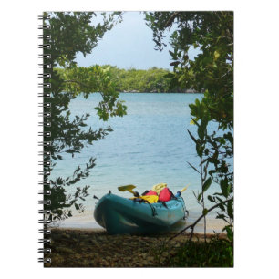 Caderno Espiral Kayaking em Ruas. Thomas Ilhas Virgens dos EUA