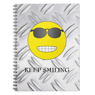 Caderno Espiral Keep Smiling