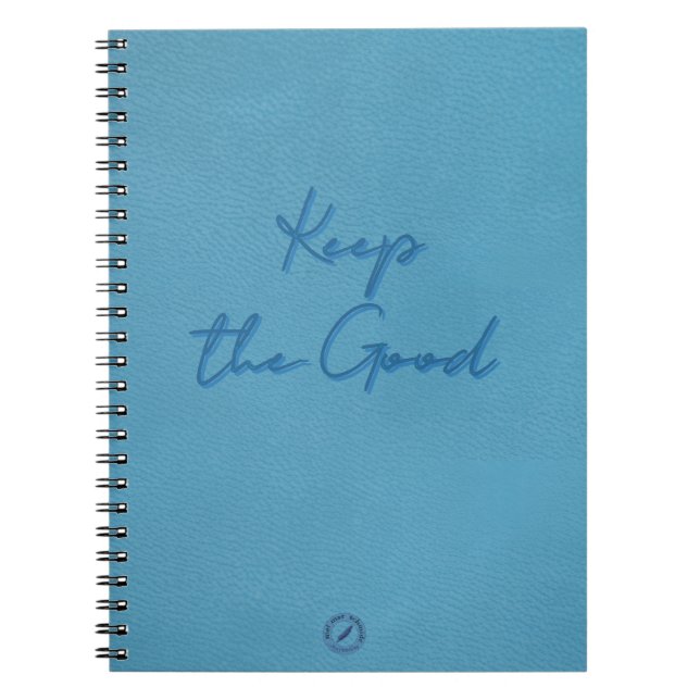 Caderno Espiral Keep The Good softteal Notizbuch (Frente)