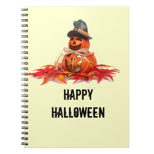 Caderno Espiral Kids Halloween Pumkins (Frente)