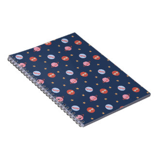 Caderno Espiral Kids Space Mini Pattern with Planets & Stars