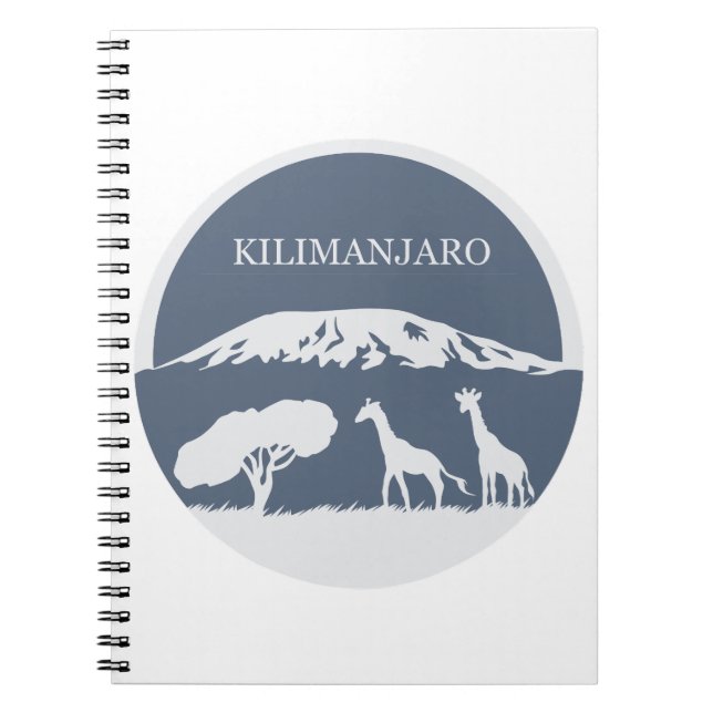 Caderno Espiral Kilimanjaro (Azul) (Frente)